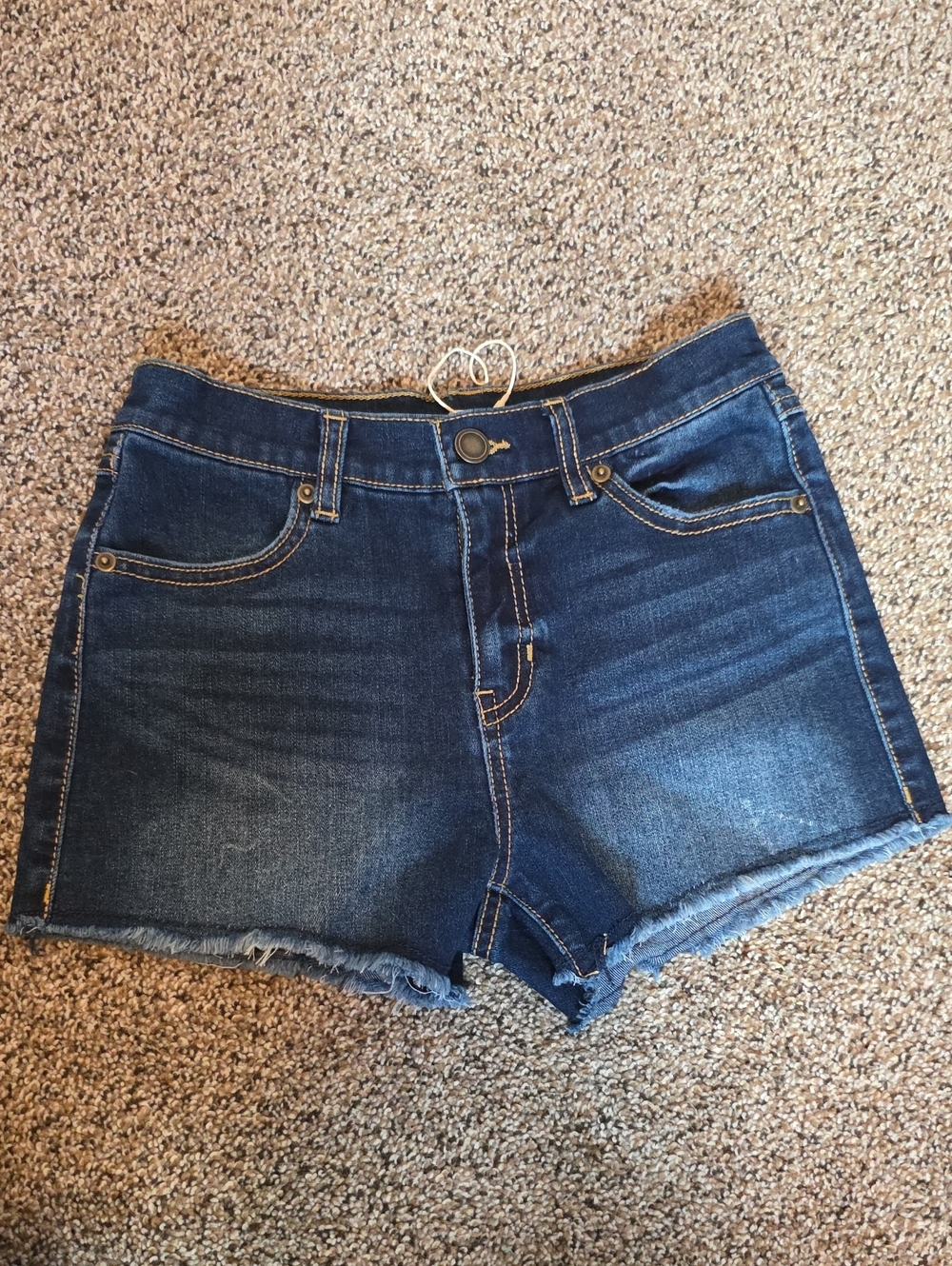 NWOT Copper Key Dark Blue Denim Jean Shorts Size 10